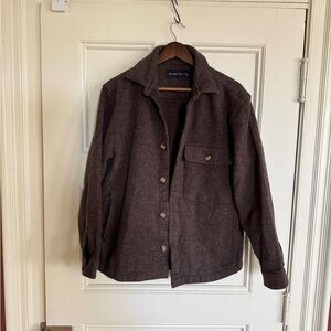 Abercrombie & Fitch Dark Brown Shirt Jacket